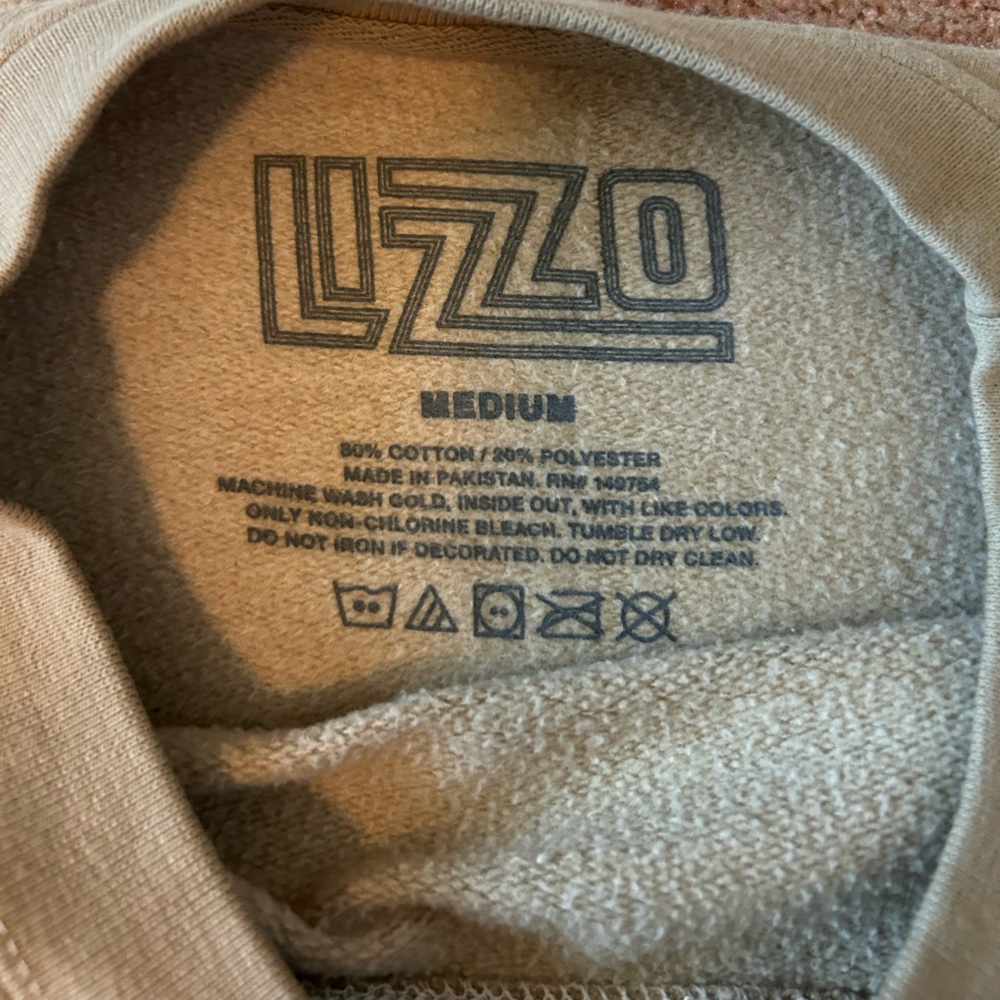Lizzo Tan Graphic Sweatshirt - Picture 3 of 5